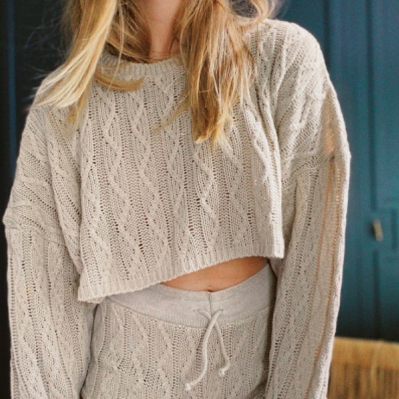 Nasty Gal NWT Set. Oatmeal color, size Medium - Picture 7 of 7